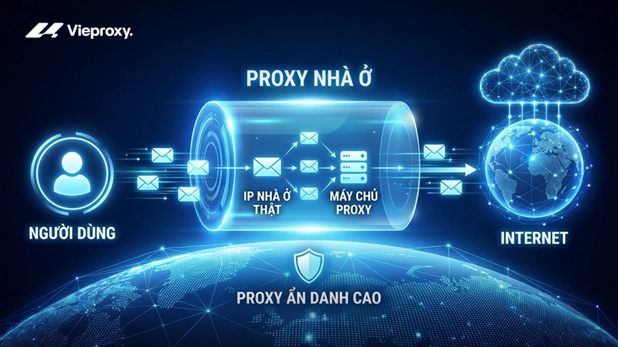 3 loại Proxy chuyển tiếp phân theo mức độ ẩn danh