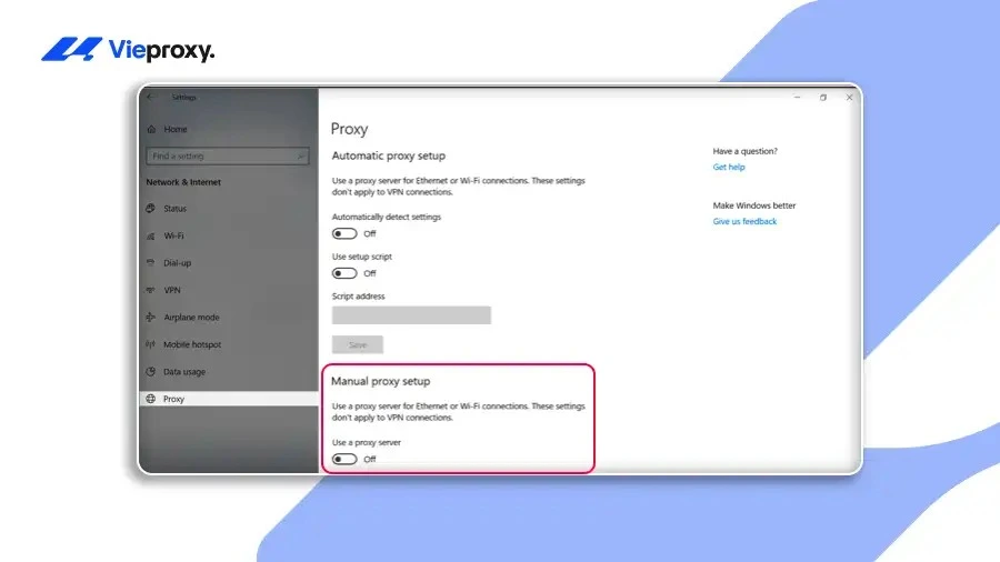 Use a proxy server
