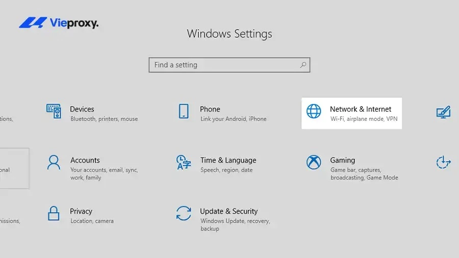 Cách 1: Qua Settings
