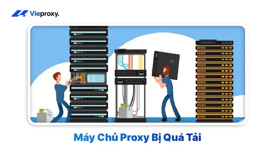 Máy chủ proxy bị quá tải