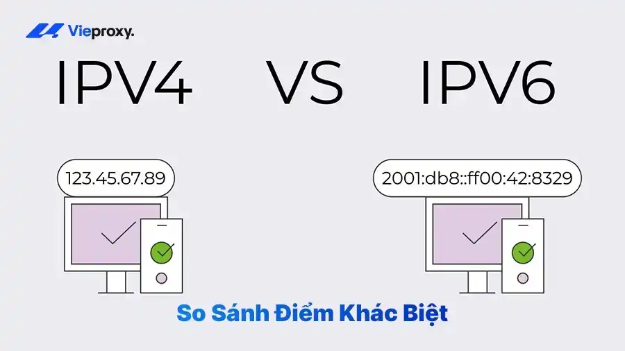 So Sánh Điểm Khác Biệt Giữa IPv4 VÀ IPv6