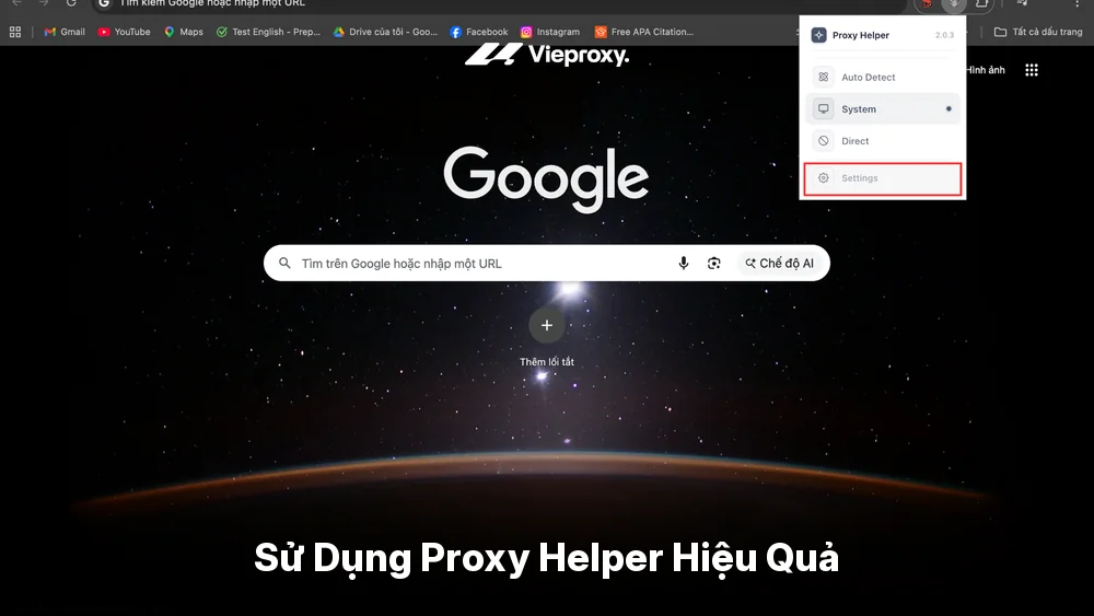 Sử Dụng Proxy Helper Hiệu Quả
