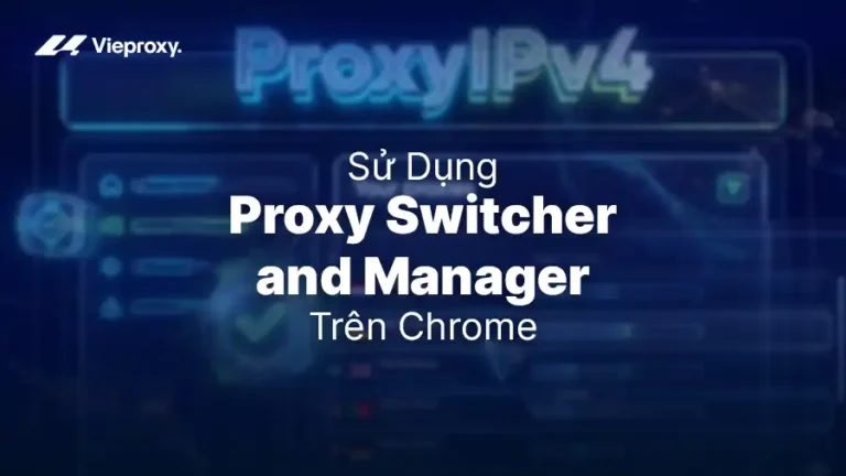 Hướng Dẫn Cài Đặt Và Sử Dụng Proxy Switcher and Manager Trên Chrome