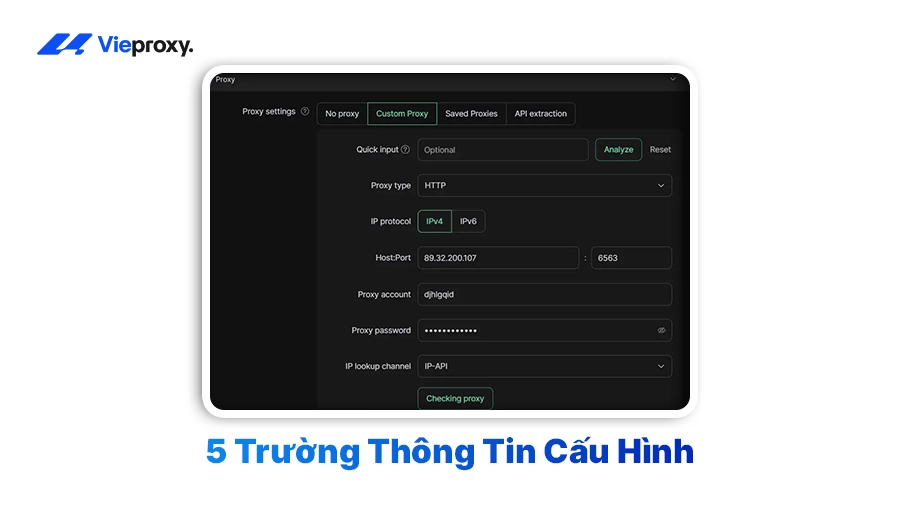 5 trường thông tin cấu hình