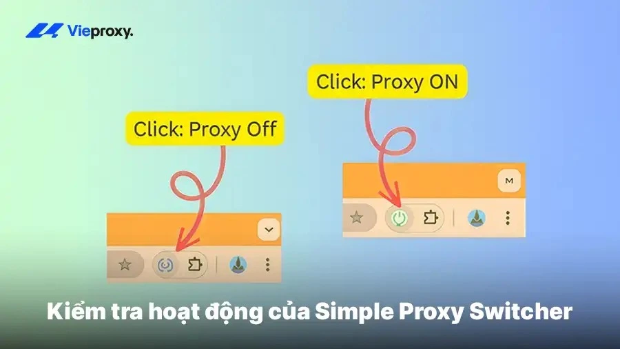 Kiểm tra hoạt động của Simple Proxy Switcher